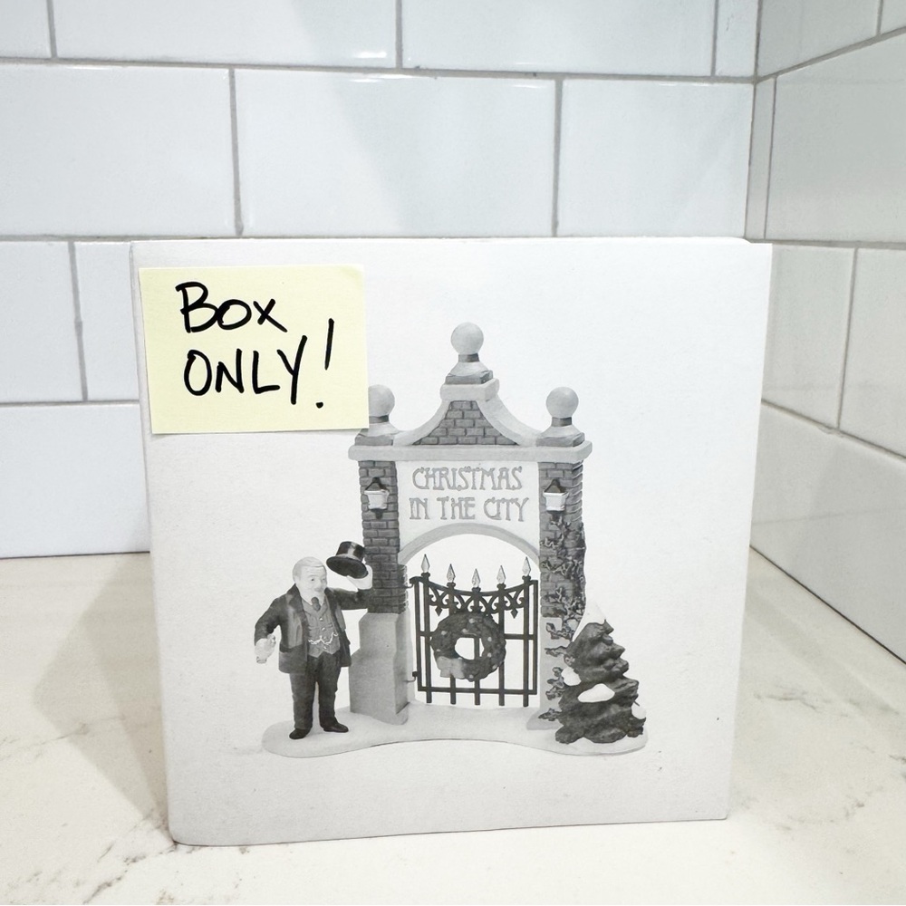 ❤️🎄Dept 56 ***BOX ONLY*** | “A Key To The City”| Christmas In The City | ❤️🎄